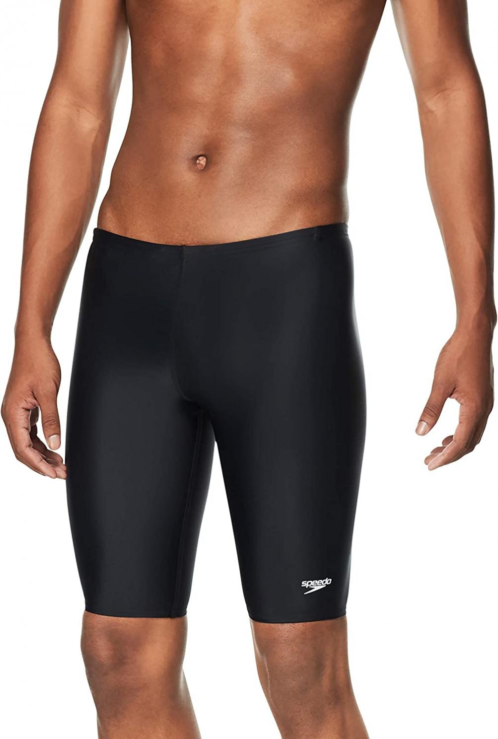 Speedo Men's Swimsuit Jammer Powerflex Eco Solid Adult