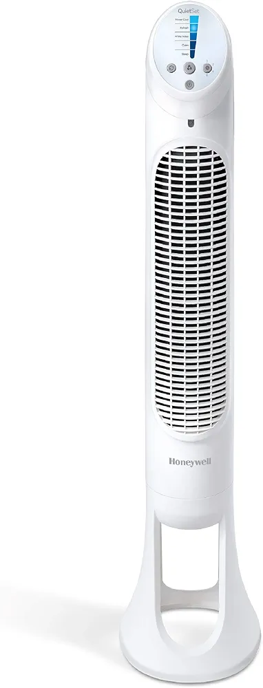 Honeywell HYF260 Quiet Set Whole Room Tower Fan, White