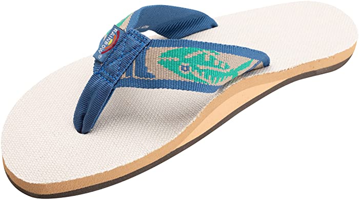 Rainbow Sandals Men's Hemp Single Layer Fish Strap with Arch