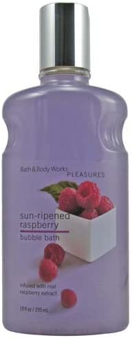 Bath & Body Works Pleasures Sun-Ripened Raspberry Bubble Bath 10 oz