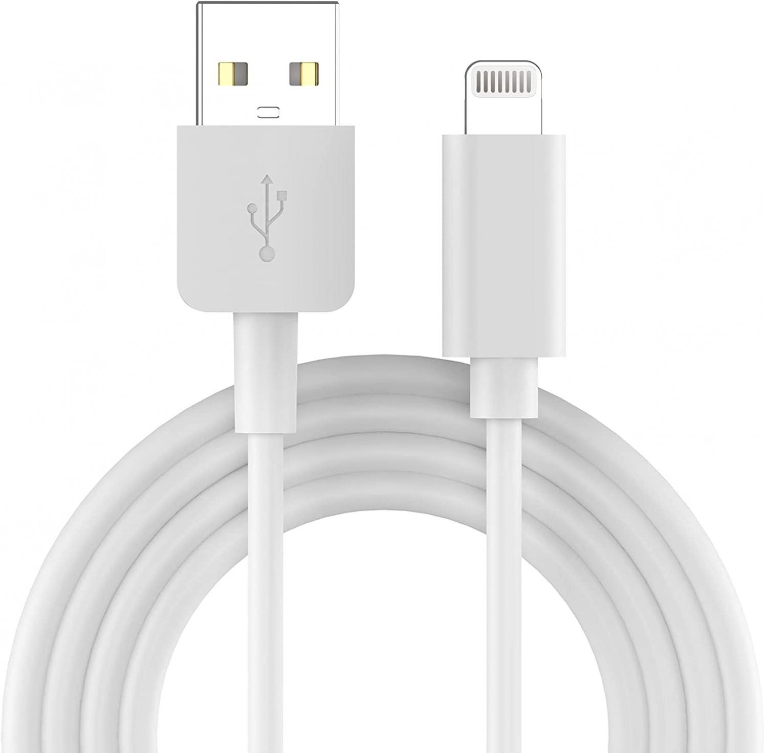 iPhone 14 13 12 Cable Charger 【Apple MFi Certified 】 Lightning to USB Cable 1-Pack 3ft White Compatible with iPhone 14/14 Plus/14 Pro/14 Pro Max/13/13Pro/12/12 Pro/11/11Pro/iPad/AirPods Pro and More