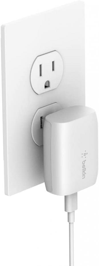 Belkin USB-C Wall Charger 20W (iPhone Fast Charger for iPhone 12 Pro Max/12/12 Pro/ 12 Mini, iPhone 11, 11 Pro, 11 Pro Max, XS, XS Max, XR, X iPad Pro and More