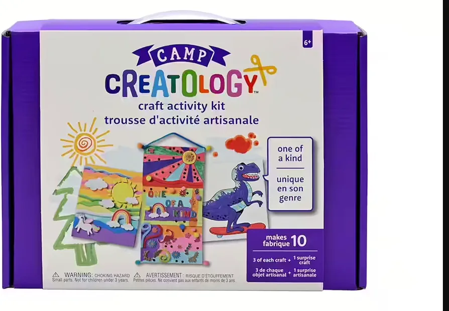 Camp Creatology Wild One Craft Activity Kit (One of a Kind (Purple))