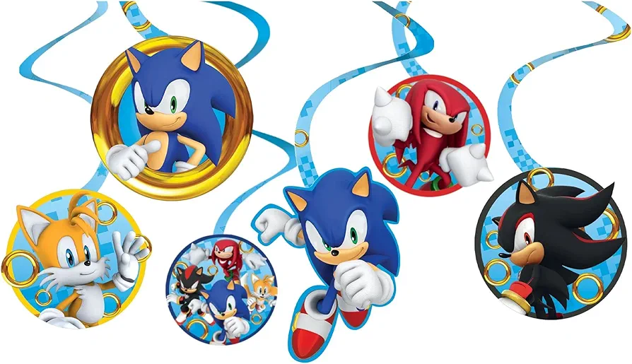 SPIRAL DECORATIONS SONIC (6/72)