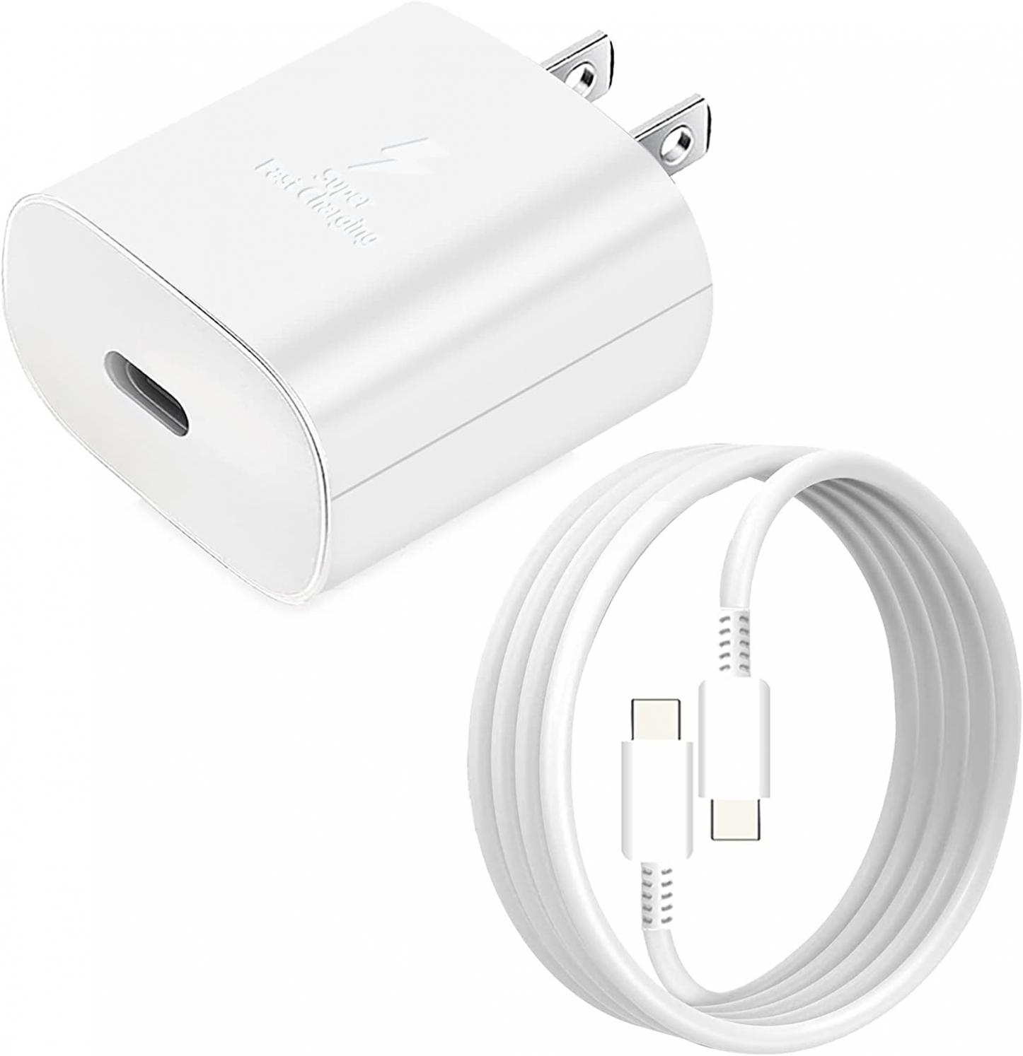 45W Super Fast Charger Type C,USB-C Wall Charger for Samsung Galaxy S22 Ultra/S22+/S22, Note 10+/Note 20/S20/S21, Galaxy Tab S7/S7+/S8/S8+/S8 Ultra, PPS Charger with 5ft Fast Charging Cable