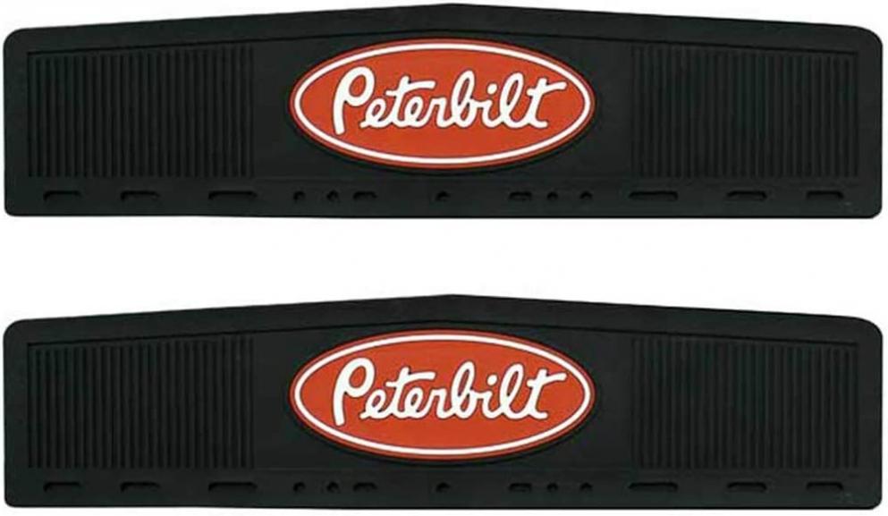 Peterbilt Heavy Duty 6" x 24" x 1/4" Rubber Semi Truck Mud Flaps-Set