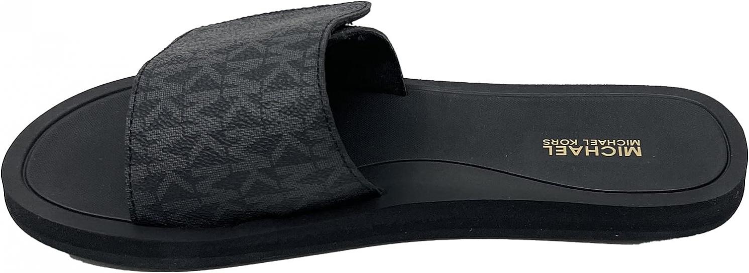 Michael Kors MK Signature Logo Print Wade Slide