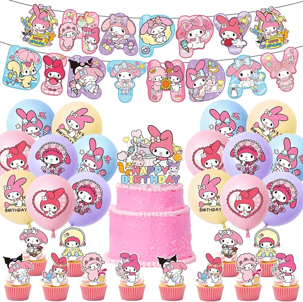 Anime Party Supplies Birthday Decorations Anime Gifts Anime Room Decor (me10dy party supplies)