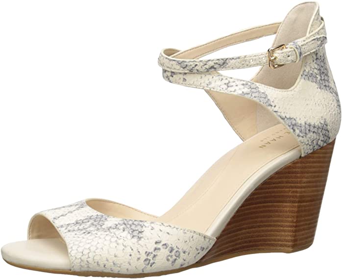 Cole Haan Women's Sadie Grand Open Toe Wedge Sandal 75mm Pump