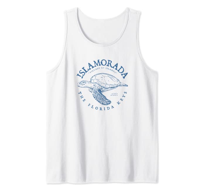 Islamorada Florida Keys Scuba Diving Turtle Village Islands Tank Top