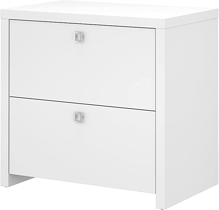 Bush Business Furniture Office by kathy ireland Echo Lateral File Cabinet, Pure White