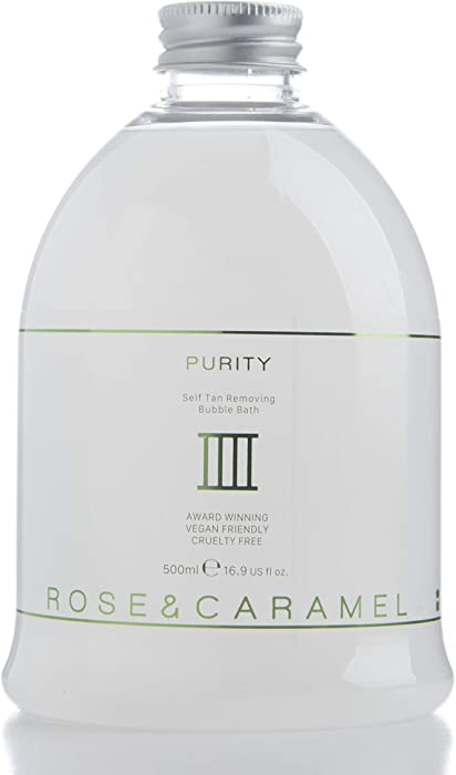 Purity Self Tan Removing Bubble Bath 500ml. Effective Self Tan Eraser, Removes Any Brand Of Fake Tan