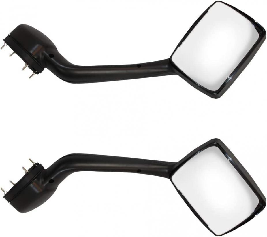 Aostirmotor Truck Hood Mirrors Left and Right Pair Hood Mirrors for KENWORTH T680 (2013-2020) Peterbilt 579 (2010-2017) Peterbilt 587 (2010-2017)-Black