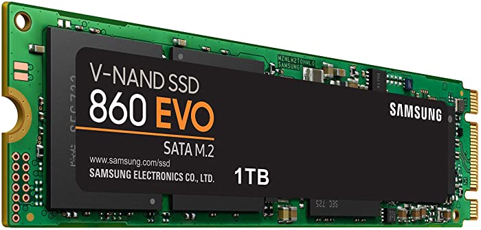 Samsung SSD 860 EVO 1TB M.2 SATA Internal SSD (MZ-N6E1T0BW)