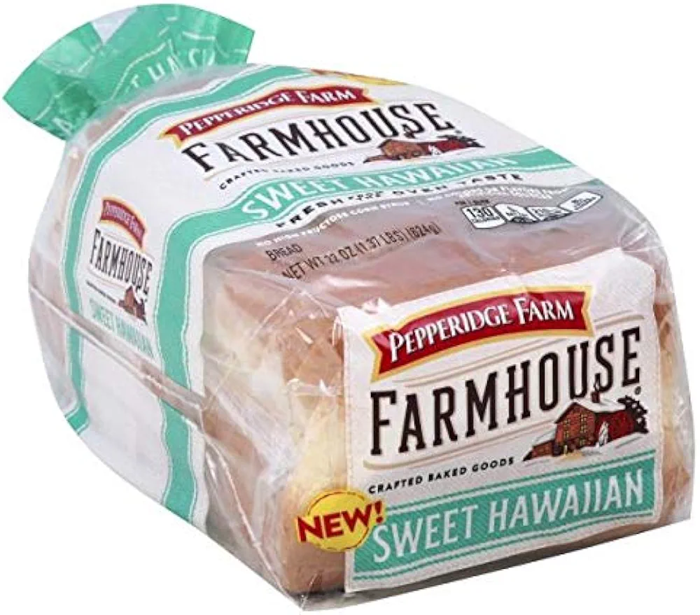 PEPPERIDGE FARM FARMHOUSE SWEET HAWAIIAN BREAD LOAF 22OZ