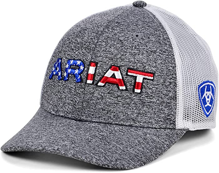 ARIAT Script Cap Heather/Red/White/Blue One Size