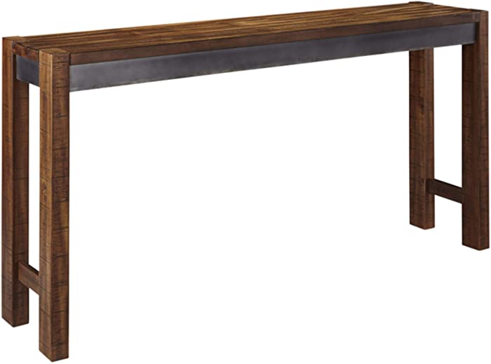 Signature Design by Ashley Furniture Torjin Urban Counter Height Dining Room Table, Two-tone Brown