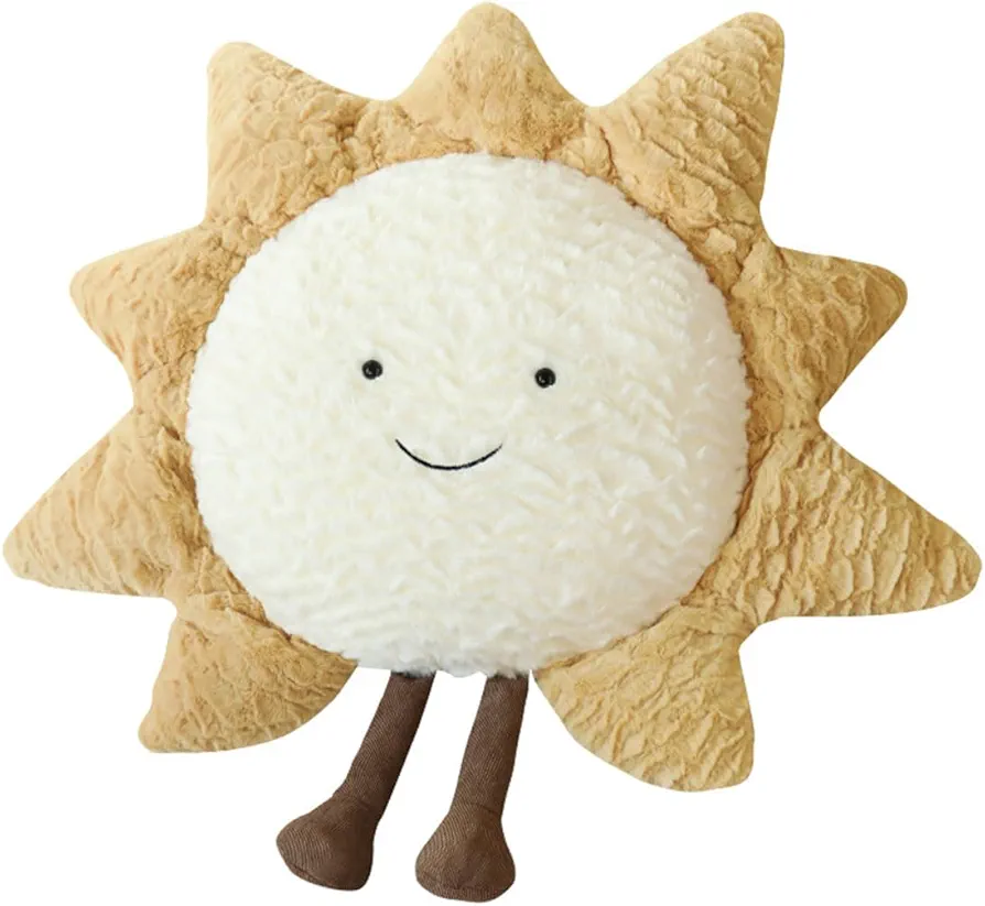 Comfortable Sun Throw pillow Stars Moon Sofa cushion Lovely exquisite cushion (23.6in, Sun)