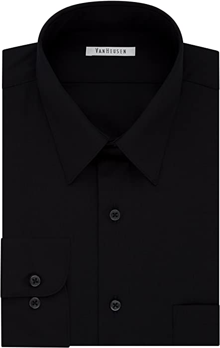 Van Heusen Men's BIG FIT Dress Shirts Poplin (Big and Tall)