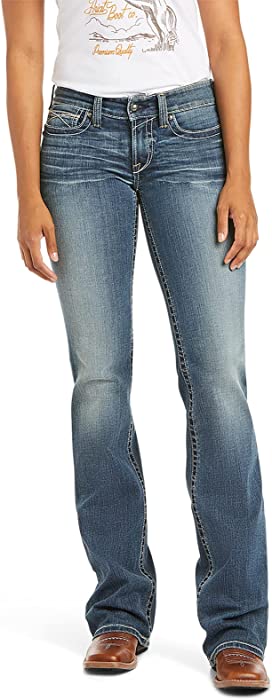 ARIAT Women's R.e.a.l Mid Rise Boot Cut Jean