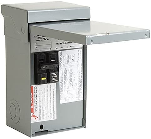 Square D - HOME250SPA Homeline Spa Panel, Load Center With 50-Amp Enclosed Main Breaker, 2-Pole, Ground Fault Interrupt