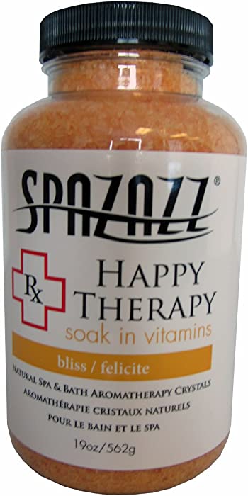 Spazazz Aromatherapy Spa and Bath Crystals - Happy Therapy 19oz