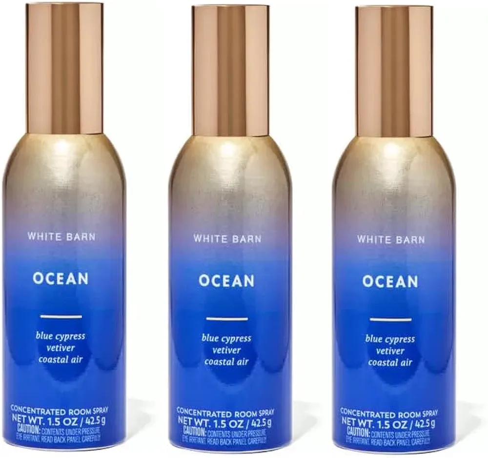 Ocean Concentrated Room Spray by Bath + Body Works/White Barn - Pack of 3