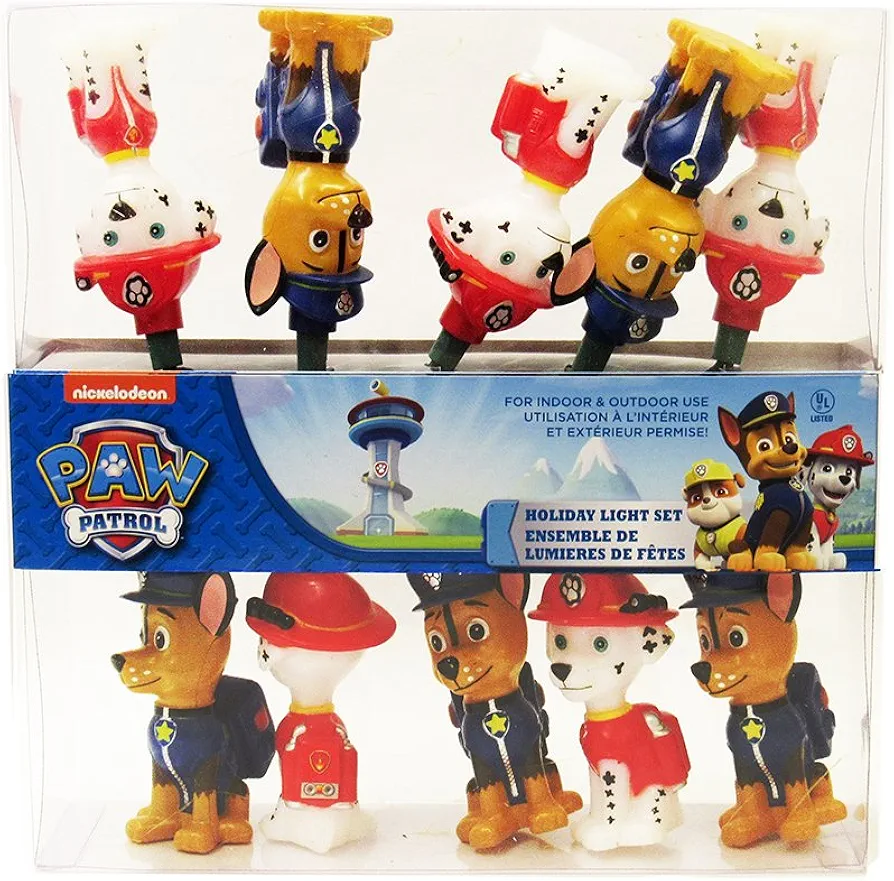 Nickelodeon 10 Paw Patrol Light Set