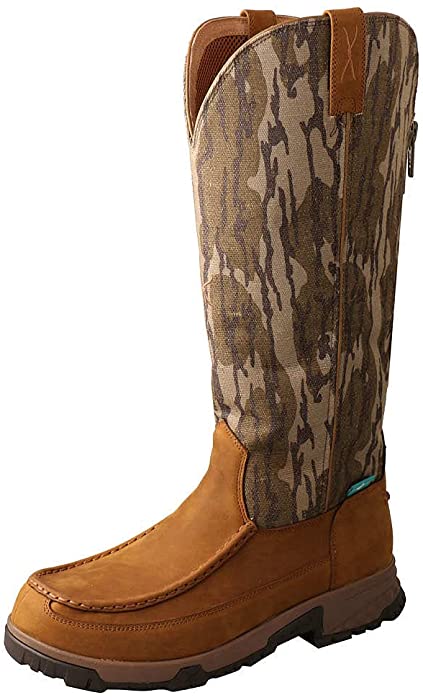 Twisted X Men's 17" Viperguard Snake Boots - Slip-Resistant and Waterproof Knee-High Hunting Boots