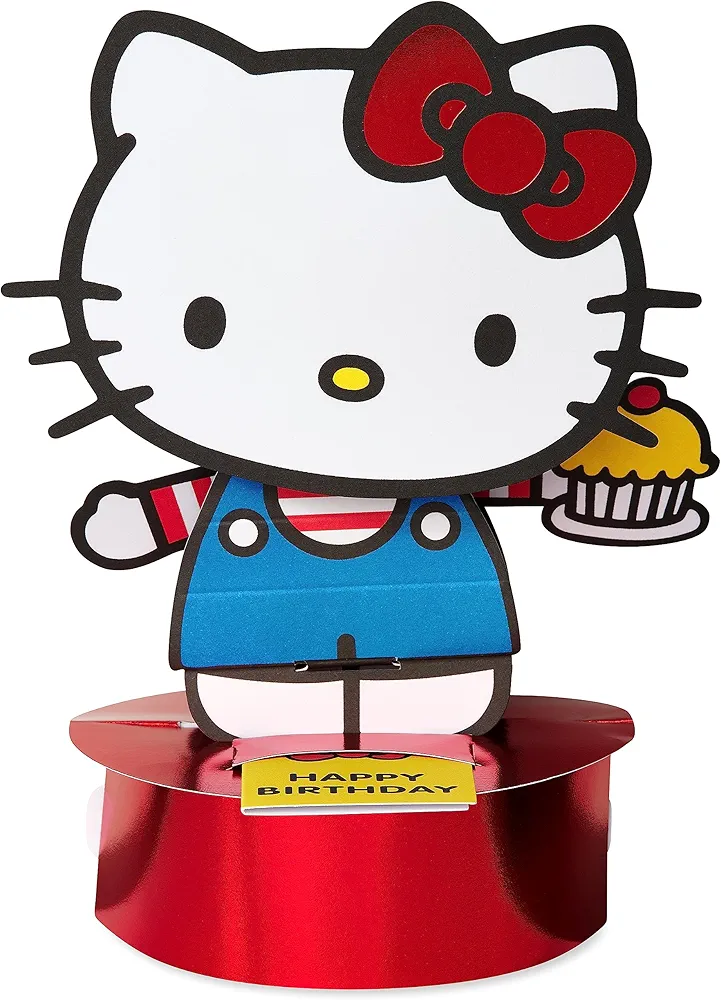 American Greetings Displayable Hello Kitty Birthday Card (Wonderful You)