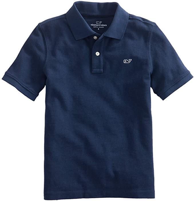 vineyard vines Kid's Pique Short Sleeve Polo