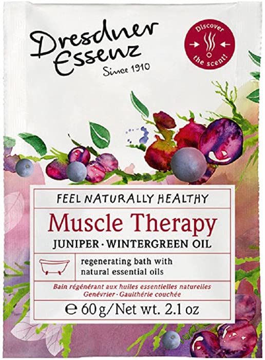 European Soaps Juniper Wintergreen Oil Dresdner Health Bath Packet