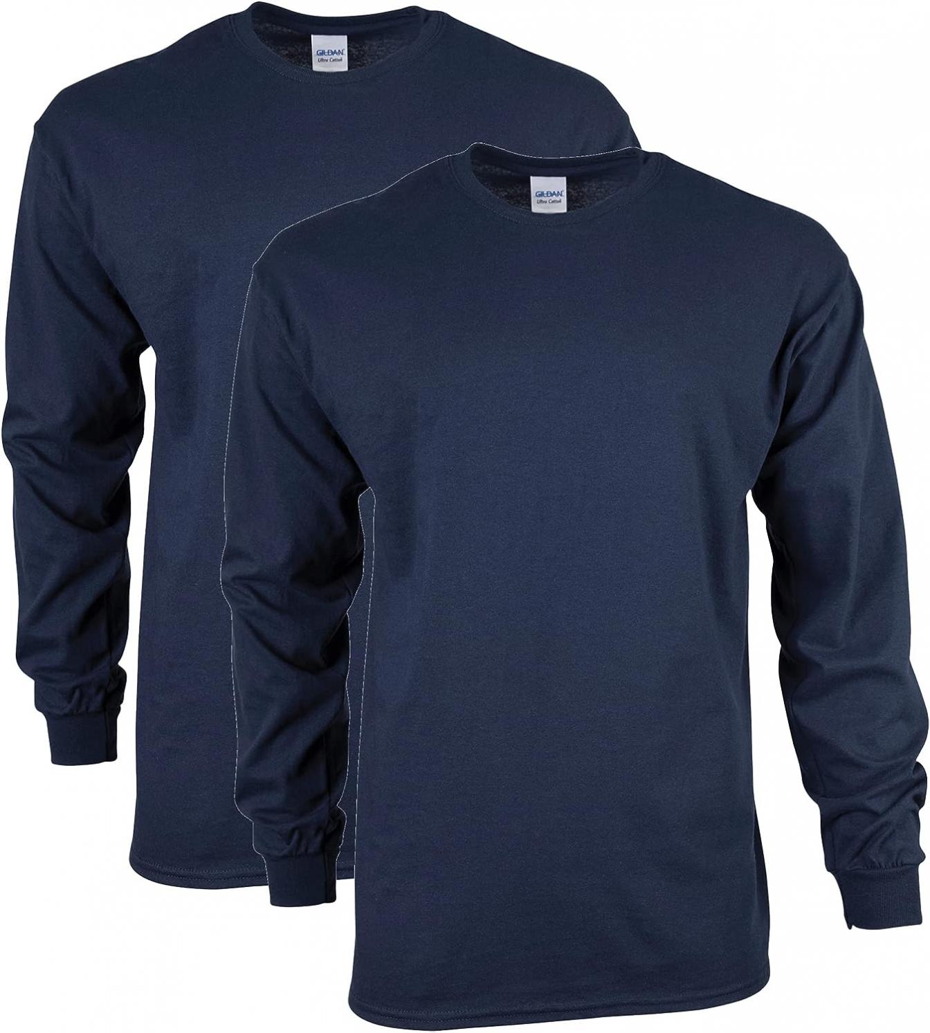 Gildan Ultra Cotton Long Sleeve T-Shirt, Style G2400, Multipack