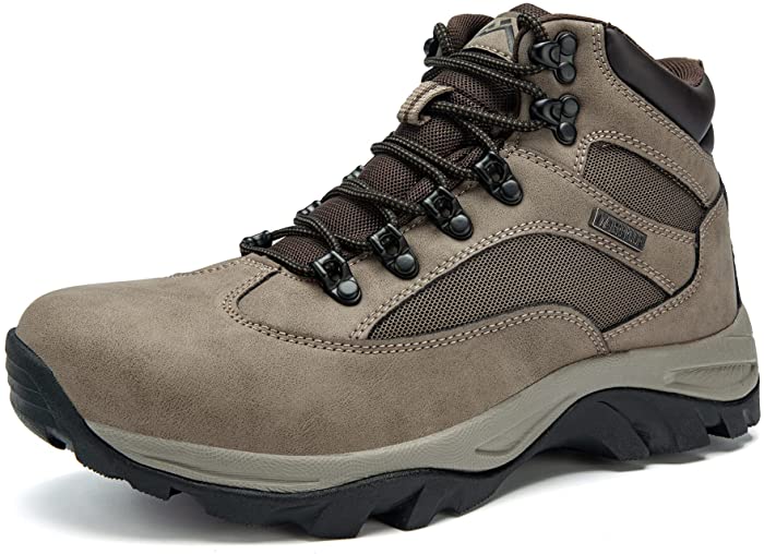 CC-Los Men's Waterproof Hiking Boots Work Boots Lightweight & All Day Comfort