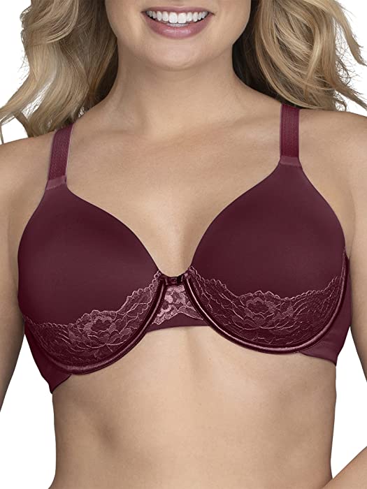 Vanity Fair Women's Beauty Back Lace Full Figure Underwire Bra 76382