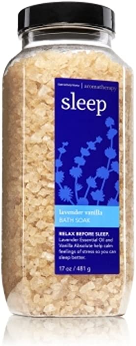 Bath and Body Works Aromatherapy Lavender Vanilla Bath Soak 17 Ounce