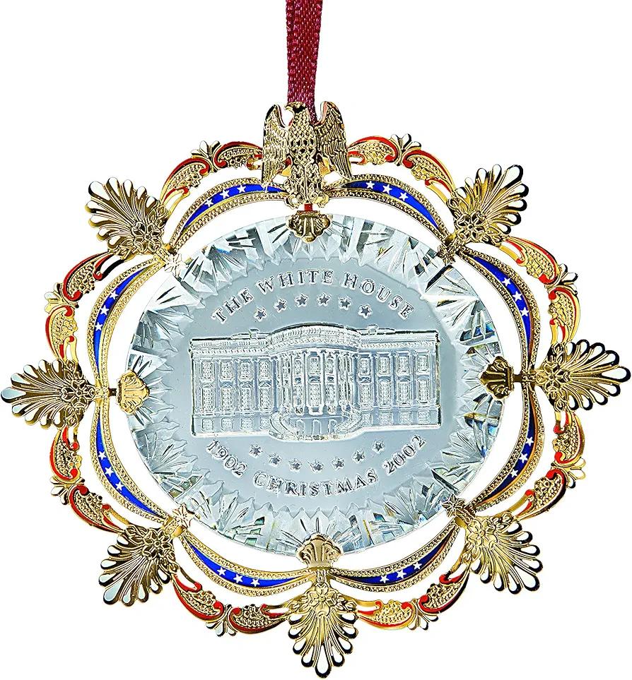 2002 White House Christmas Ornament, The East Room in 1902