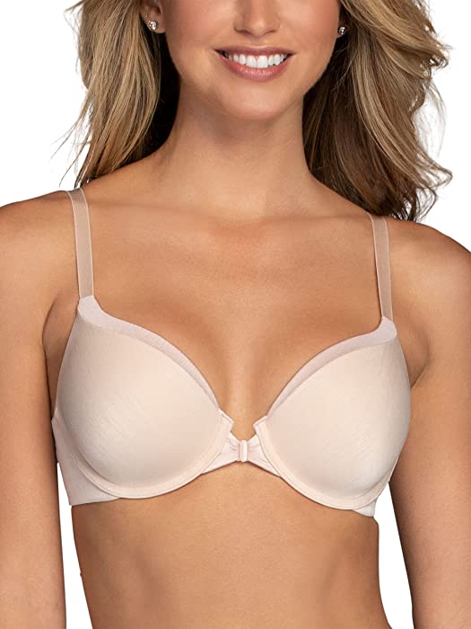 Vanity Fair Women's Front Closure Bra with No-Poke Underwire (34B-44DDD)