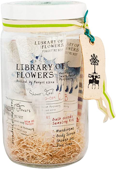 Library of Flowers Bath Goods Sampling Kit