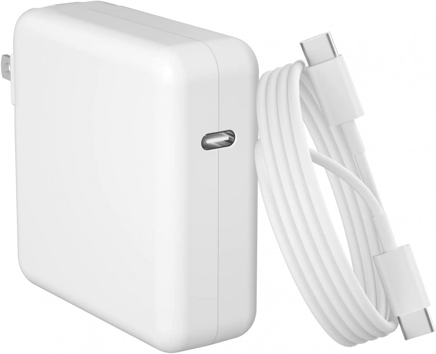 Mac Book Pro Charger - 96W USB C Fast Charger Power Adapter Compatible with New MacBook Air 13 Inch & MacBook Pro 16, 15, 14, 13 Inch 2021 2020 2019 2018, 6.6ft USB C to C Charge Cable