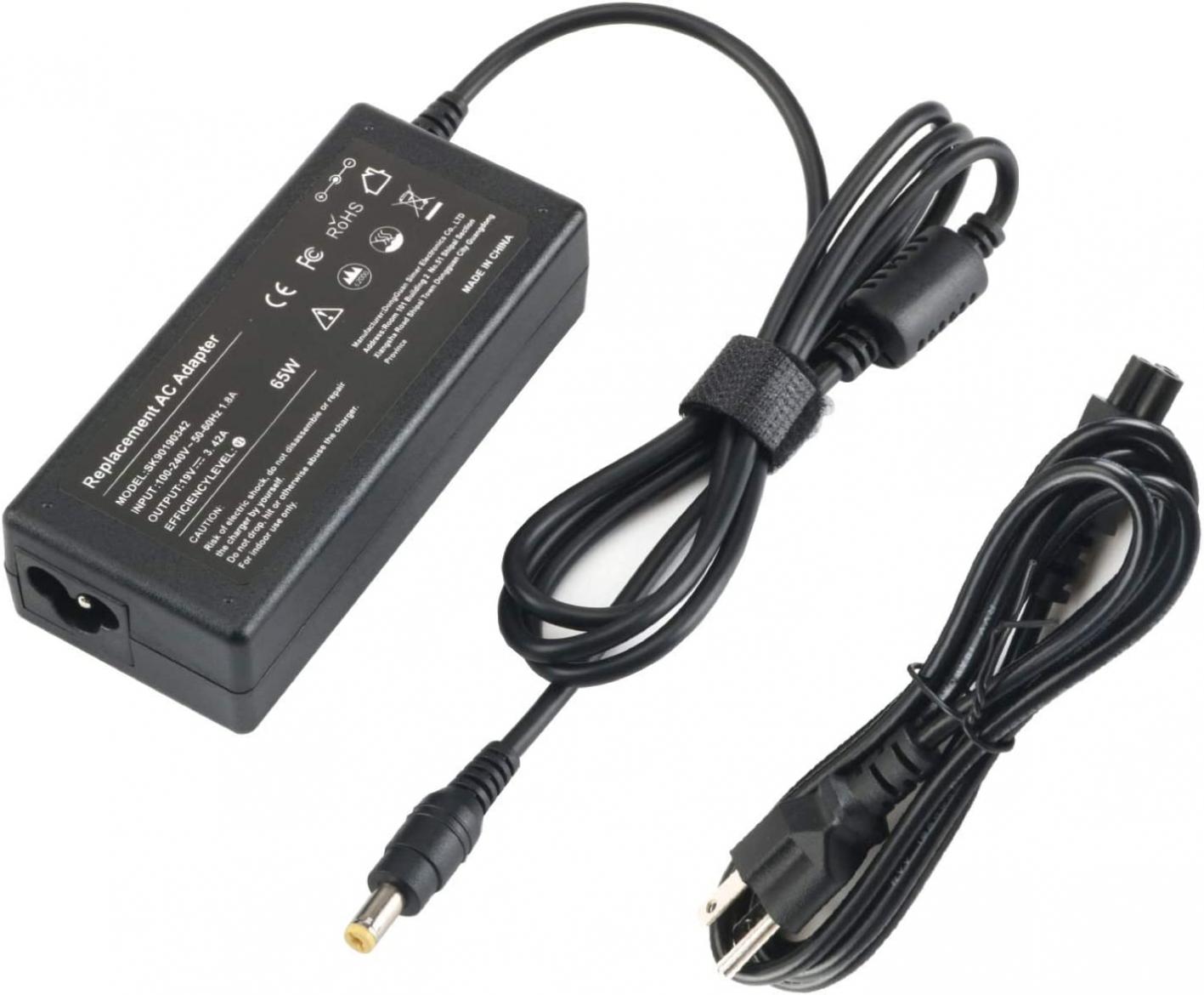 19V 3.42A 65W AC Charger Laptop Charger Adapter for Acer Aspire E15 E1 F15 ES1 E5-575 E5-575-33BM A515-43-R19L Aspire 7560 5517 5253 5750 5250 5349 5552 5733 5532 65w Power Supply Cord