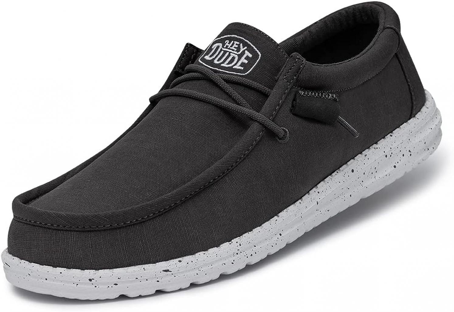 Hey Dude mens Wally Slub Canvas