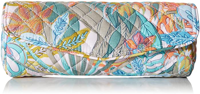 Vera Bradley Women's Cotton on a Roll Makeup Brush & Pencil Case Cosmetic