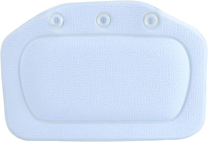 Bathtub Pillow Support Neck Back Bathtub Head Padded Spa Tub Headrest Head Neck Back Shoulders Support Cushion Bathroom