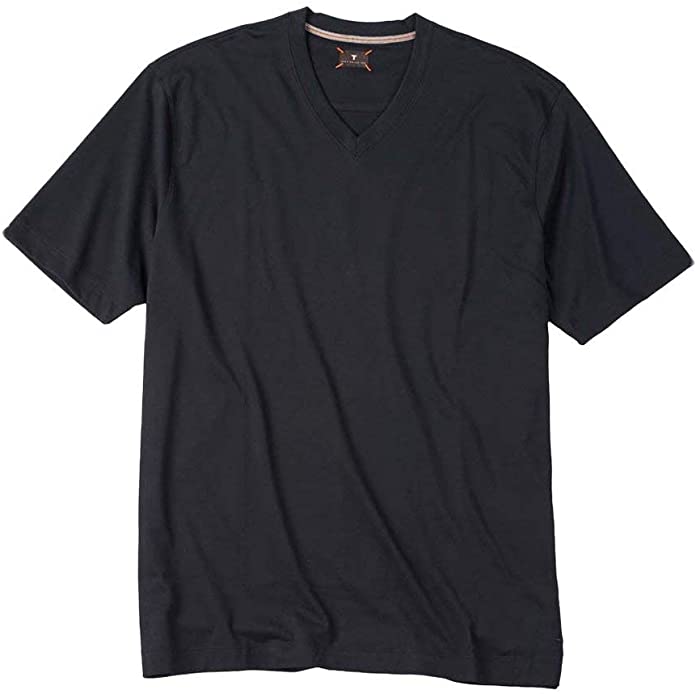 Left Coast Tee Classic Fit Short Sleeve Vee Neck Tee Shirt (M15-P)