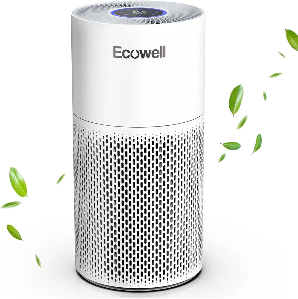 Air Purifiers for Home Large Room Cover 1640 sq.ft, Air Purifiers for Bedroom H13 True HEPA Filter Air Cleaner to Removes 99.97% Mold Pollen Smoke Pet Dander Dust Odor, ECOWELL Model: EAP360