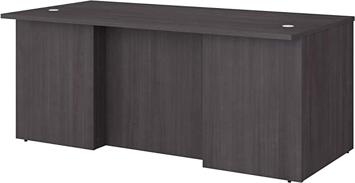 Bush Business Furniture Office 500 Executive Desk, 72W, Storm Gray