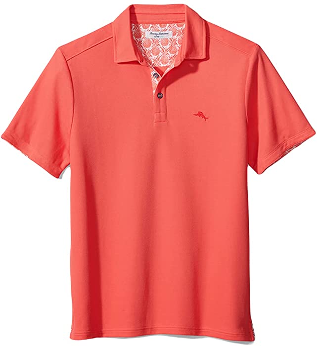 Tommy Bahama Men's IslandZone 5 O'Clock Americana Polo Shirt Supima Cotton, Regular Sizes, Big and Tall Sizes