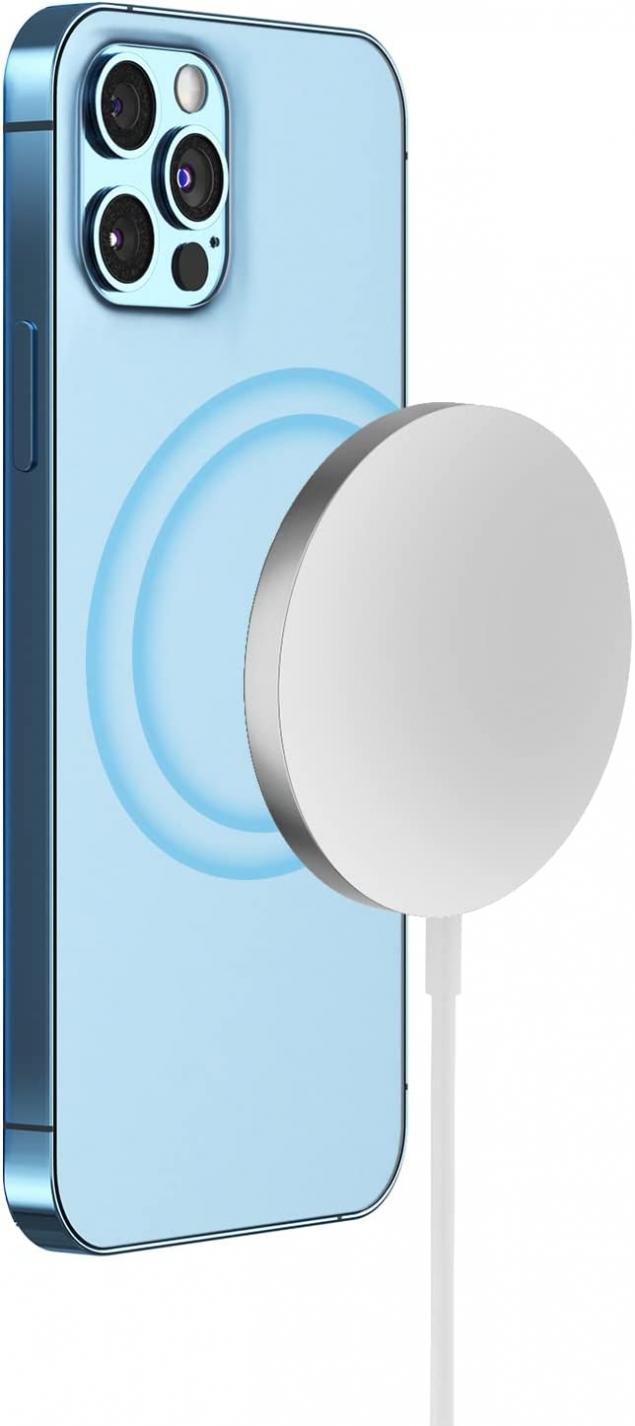 Magnetic Wireless Charging Pad Wireless Charger White for iPhone 14/14 Plus/14 Pro/14 ProMax/13/SE 2022/12/SE 2020/11/X/8