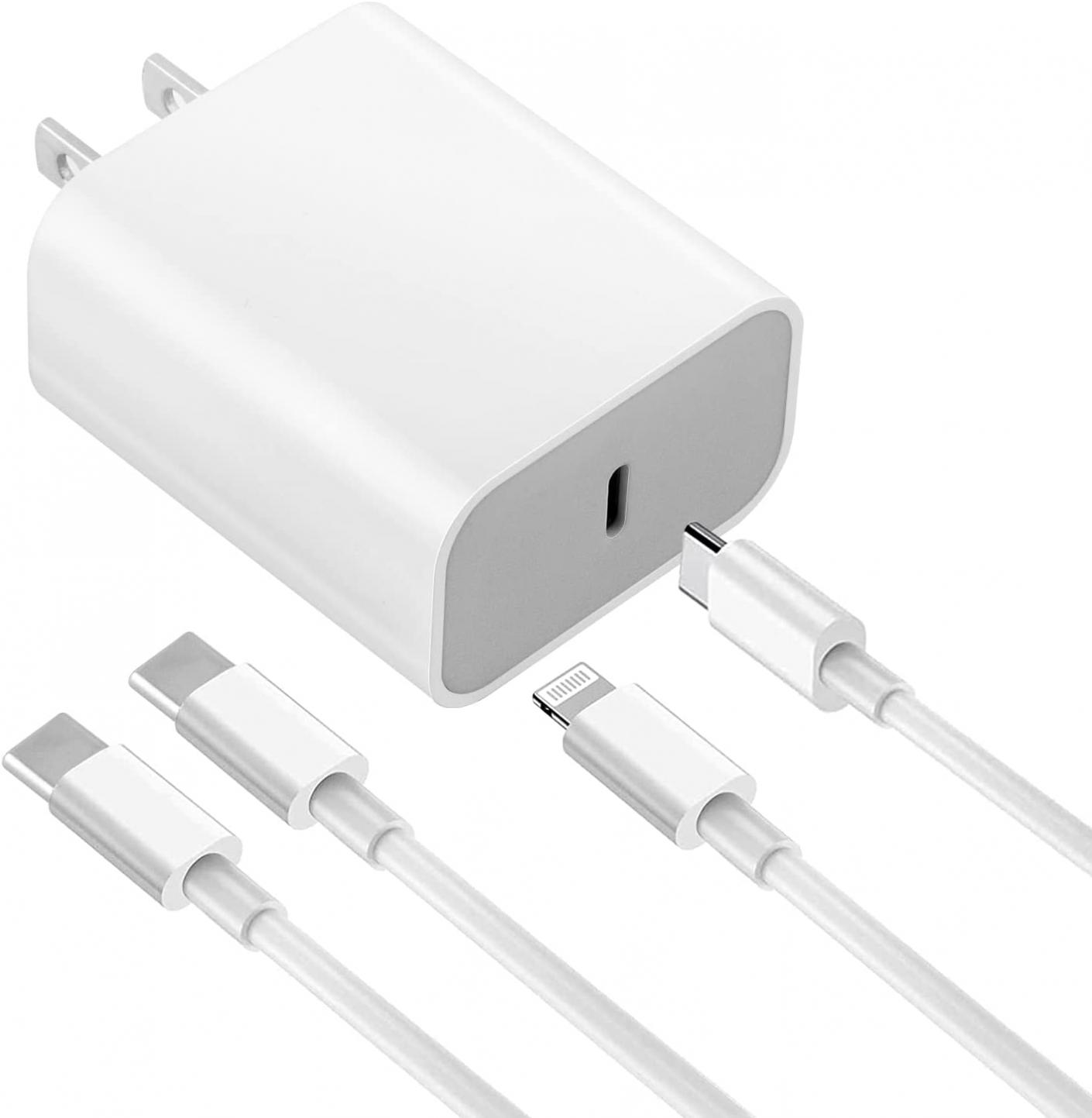 USB C Wall Charger iPhone 14 13 Fast Charger, [Apple MFi Certified] Fast Charging 30W PD Adapter with 6FT Type C & Lightning Cable Compatible with iPhone 14 13 12 Pro Max Mini 11 Xs, MacBook Air